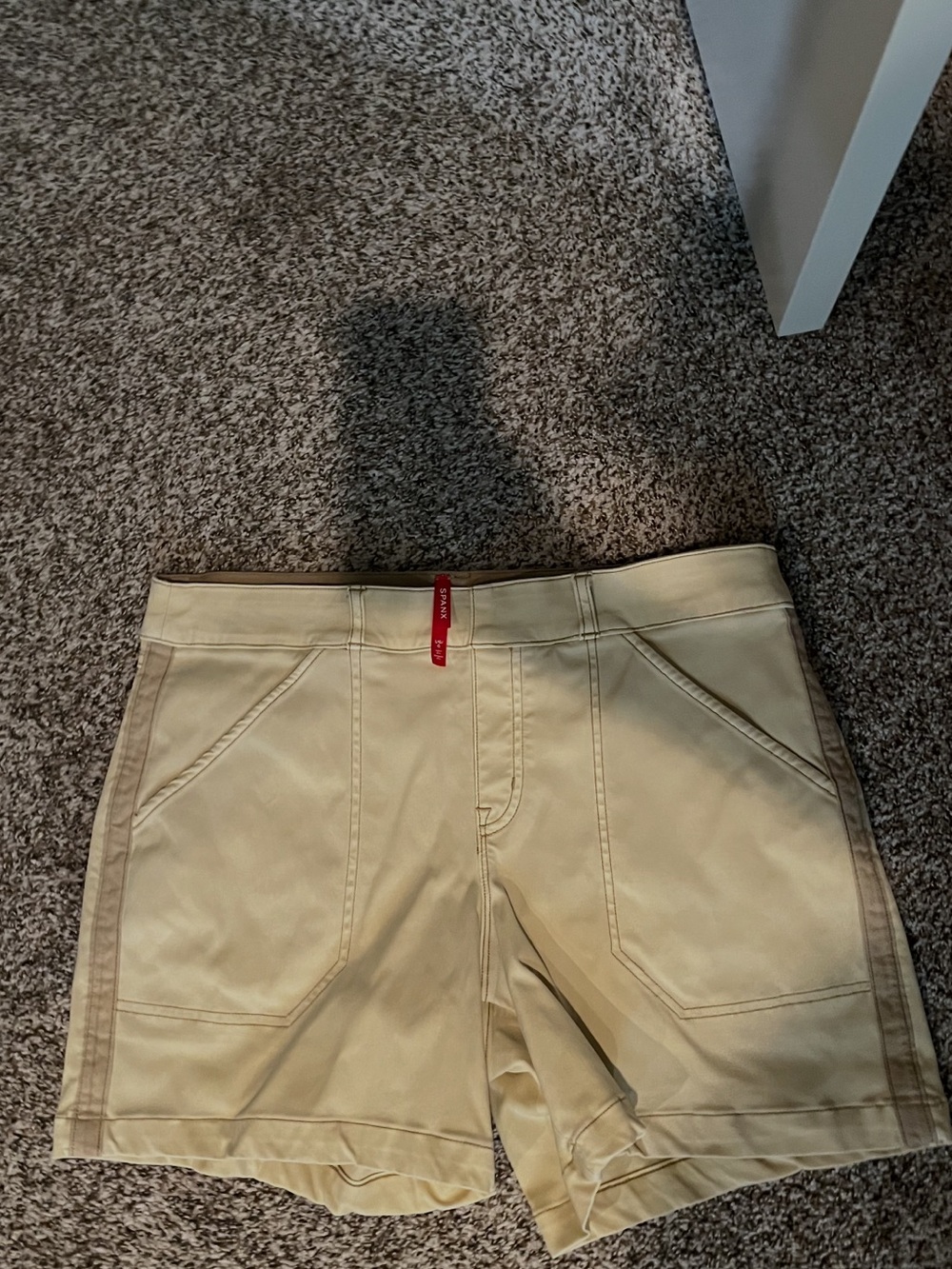Spanx Beige Casual Shorts